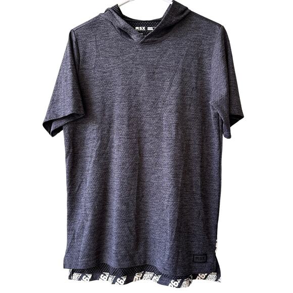 MSX by Michael Strahan Kid XL 18-20 Short Sleeve Dry Wicking Athletic Hooded Top - Picture 1 of 13
